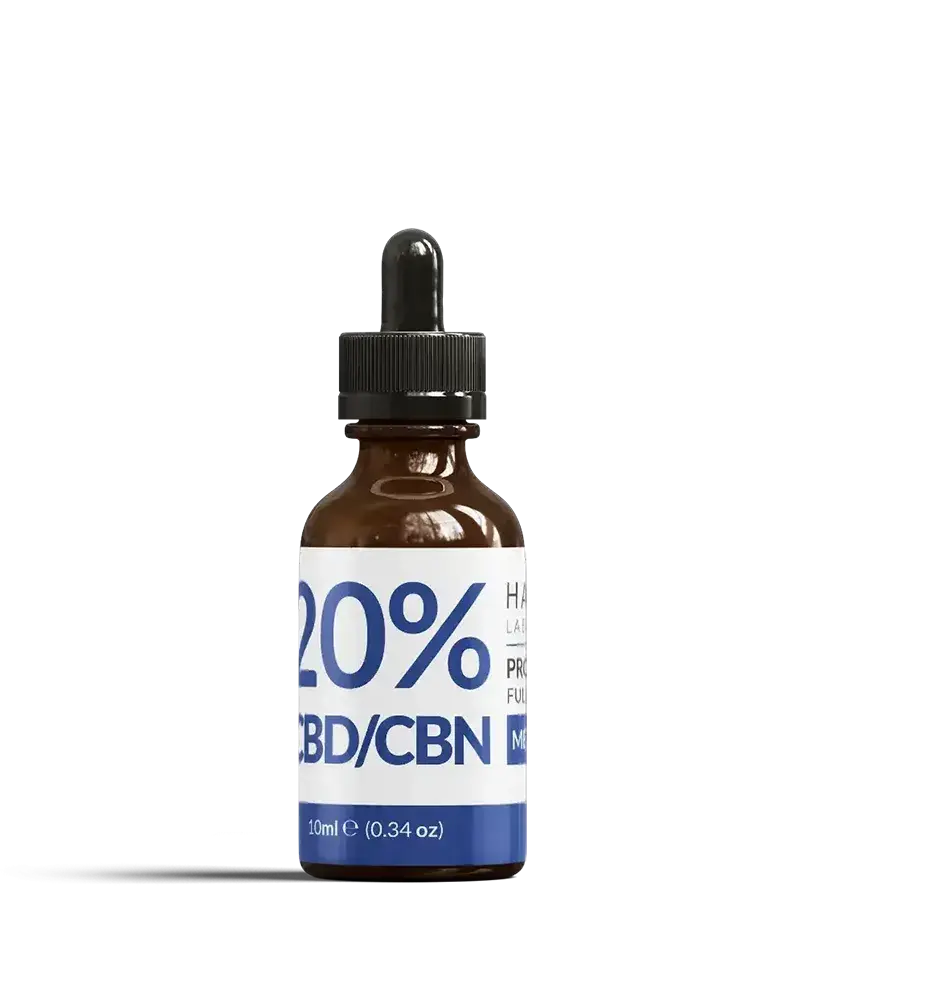huile cbd / cbn 20% full spectrum contre les insomnies