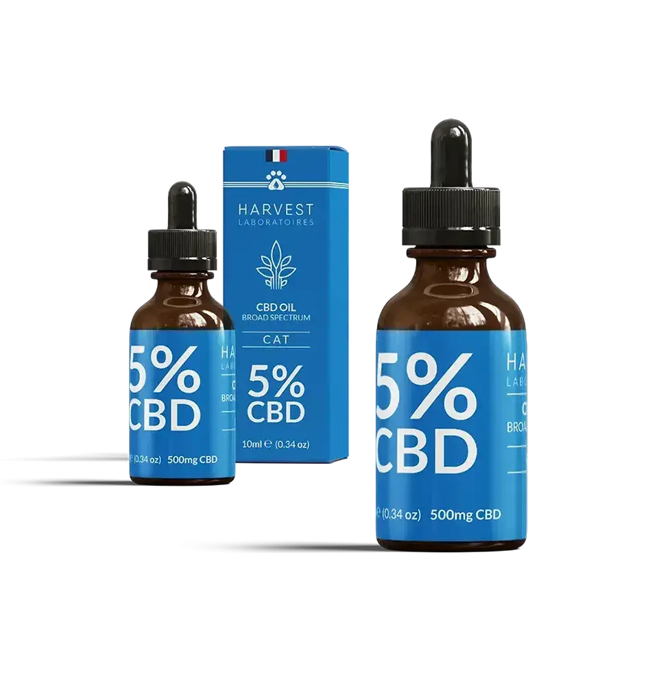 pack d'huiles de cbd pour chat
