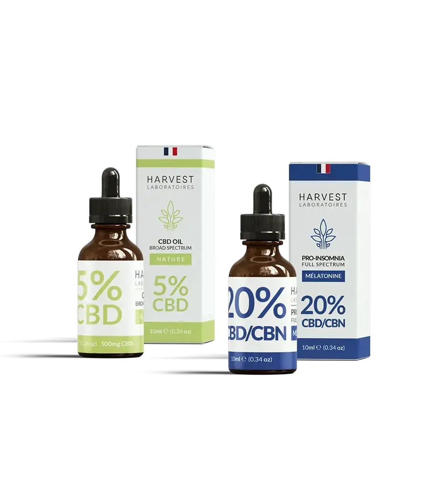 pack huiles de cbd pour le sommeil et des nuits paisible